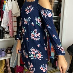 Off the shoulder floral dress